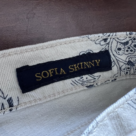 Lucky Brand Sofia Skinny Jeans Japanese Floral Print Size 12 31 - Picture 11 of 11